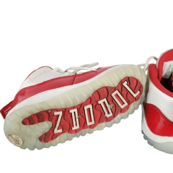 Jordan 11 retro (TD) kids unisex red and white sneakers size 8c - Picture 2 of 5